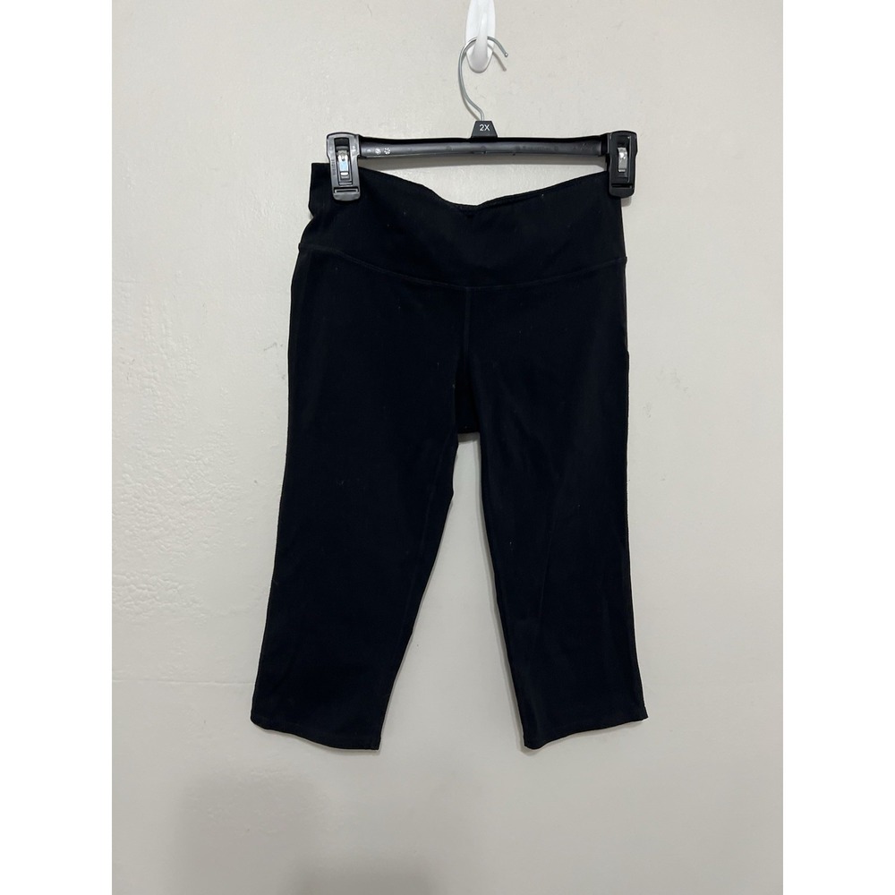 Athleta‎ Women's Accelerate Crop Leggings Size Small Black High-Rise Capri Pants